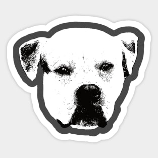 American Bulldog - Bulldog Christmas Gifts Sticker